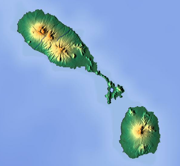 File:saint Kitts And Nevis Location Map Topographic.png - Saint Kitts And Nevis, Transparent background PNG HD thumbnail