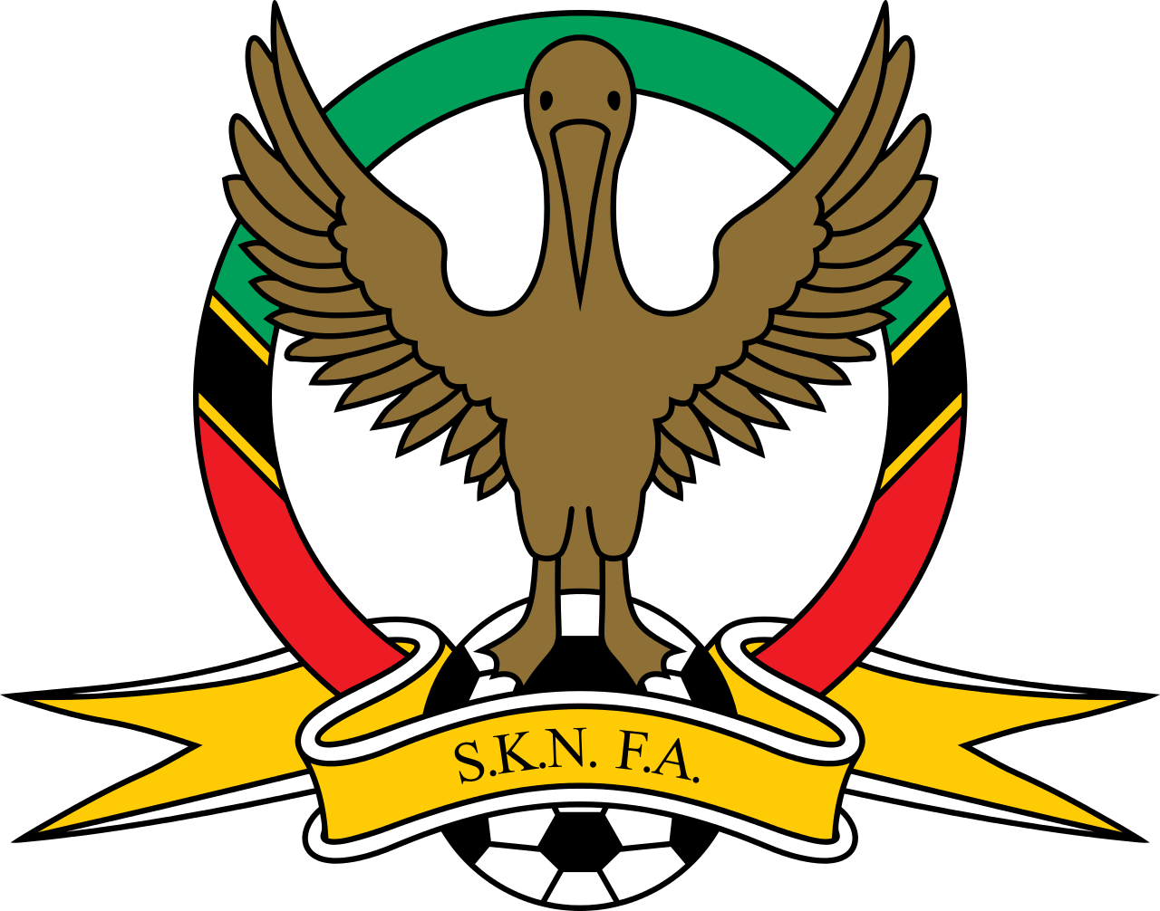 File:saint Kitts U0026 Nevis Football Association.svg - Saint Kitts And Nevis, Transparent background PNG HD thumbnail