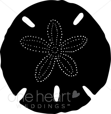 Sand Dollar Clip Art - Sand Dollar Black And White, Transparent background PNG HD thumbnail