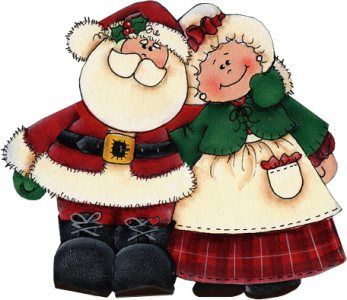 Pap  - Santa And Mrs Claus, Transparent background PNG HD thumbnail