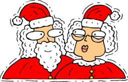 Santa And Mrs Claus Png - Santa With Mrs Claus 2, Transparent background PNG HD thumbnail