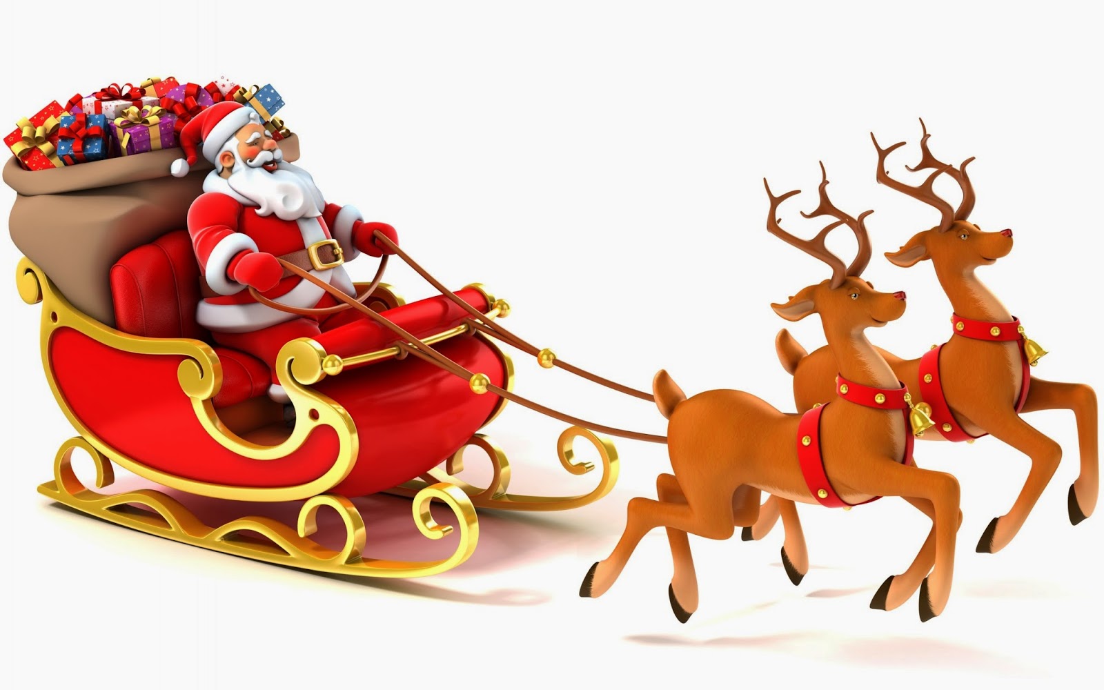 Santa Claus Clipart - Santa, Transparent background PNG HD thumbnail