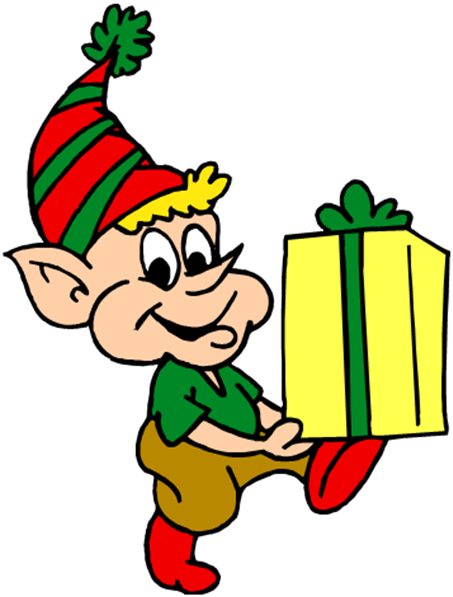 Santa Trusts Only One Elf To Deliver His Presents This Christmas - Santas Elves, Transparent background PNG HD thumbnail