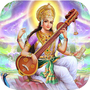 Goddess Saraswati Devi Lord - Saraswati, Transparent background PNG HD thumbnail