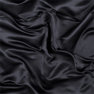 Black Silk Duchess Satin - Satin, Transparent background PNG HD thumbnail
