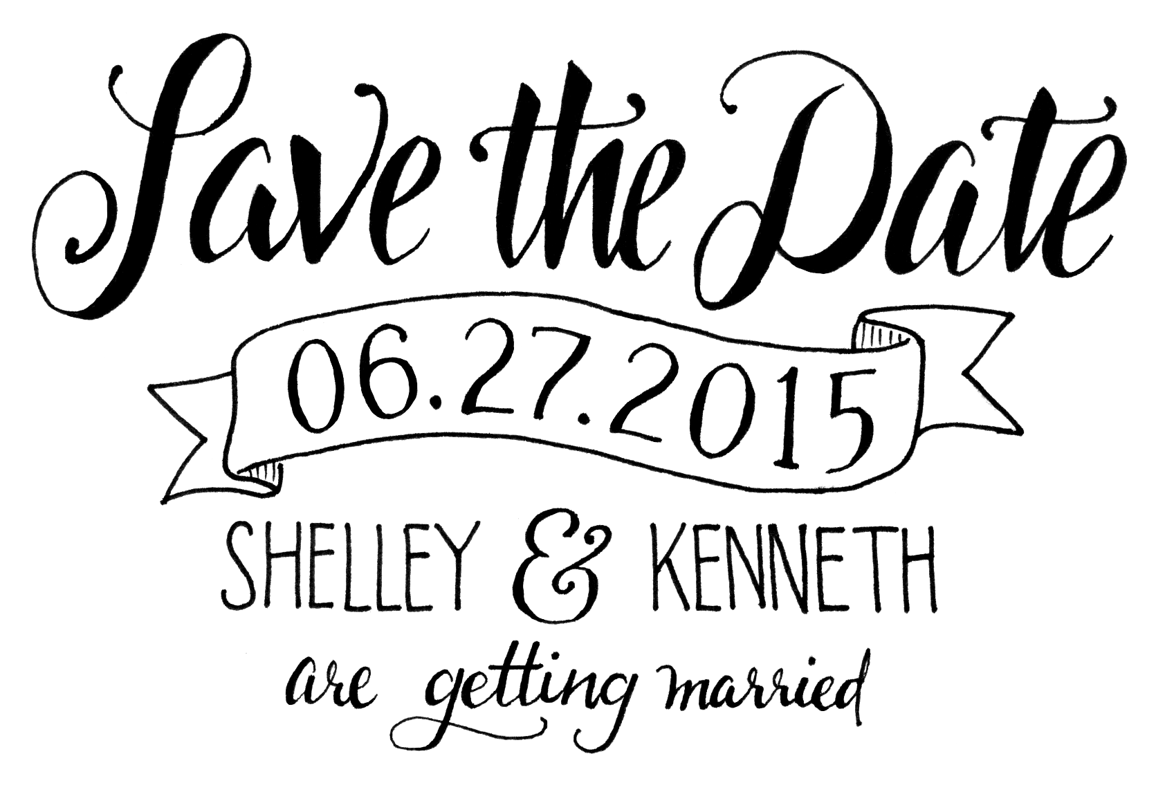 Having Fun With The Idea Of Hand Lettering My Save The Date. Cc Welcome! - Save The Date, Transparent background PNG HD thumbnail