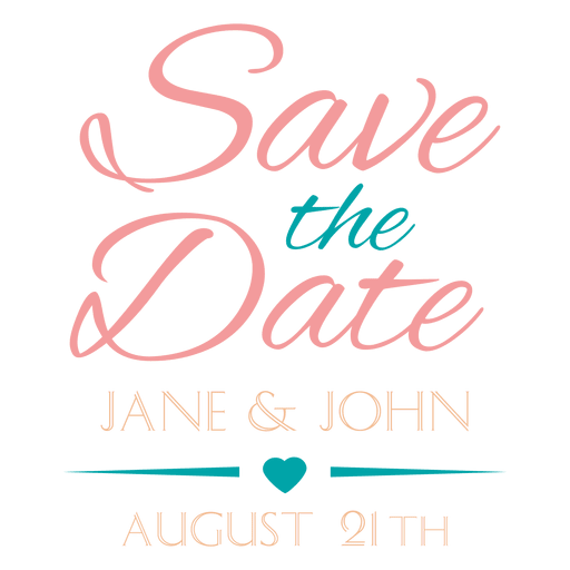 Save The Date Badge 4 Transparent Png - Save The Date, Transparent background PNG HD thumbnail