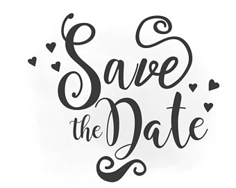 Save The Date Svg Clipart, Wedding Annuncment, Save The Date Vector, Wedding Printable - Save The Date, Transparent background PNG HD thumbnail