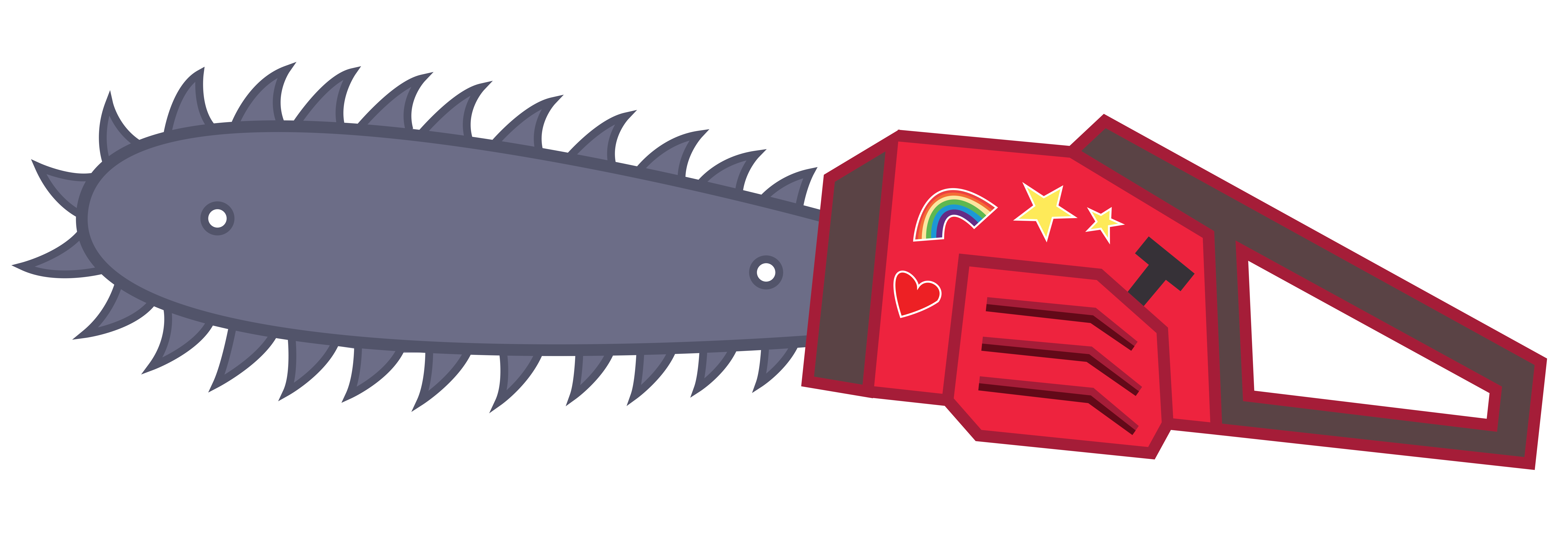 The Chainsaw From Cupcakes Hd By Th3Anim8Er On Clipart Library - Saw, Transparent background PNG HD thumbnail