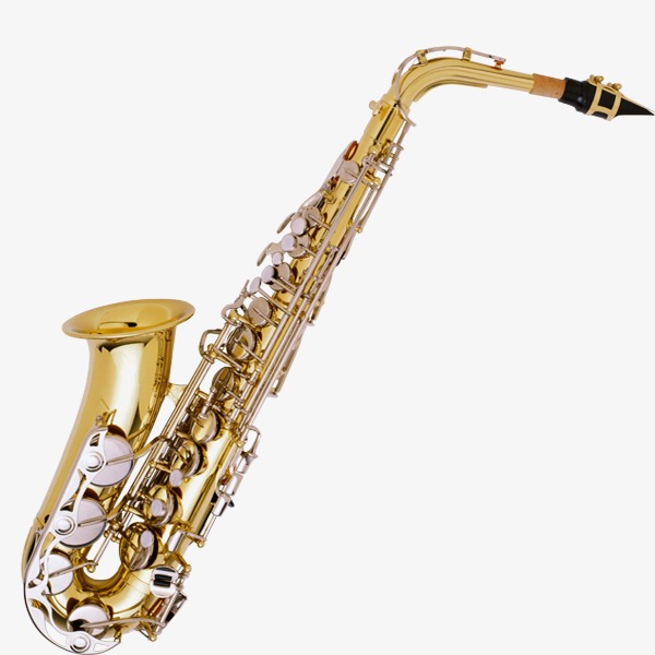 Saxophone, Western Musical Instruments, Yellow Free Png Image - Saxophone, Transparent background PNG HD thumbnail
