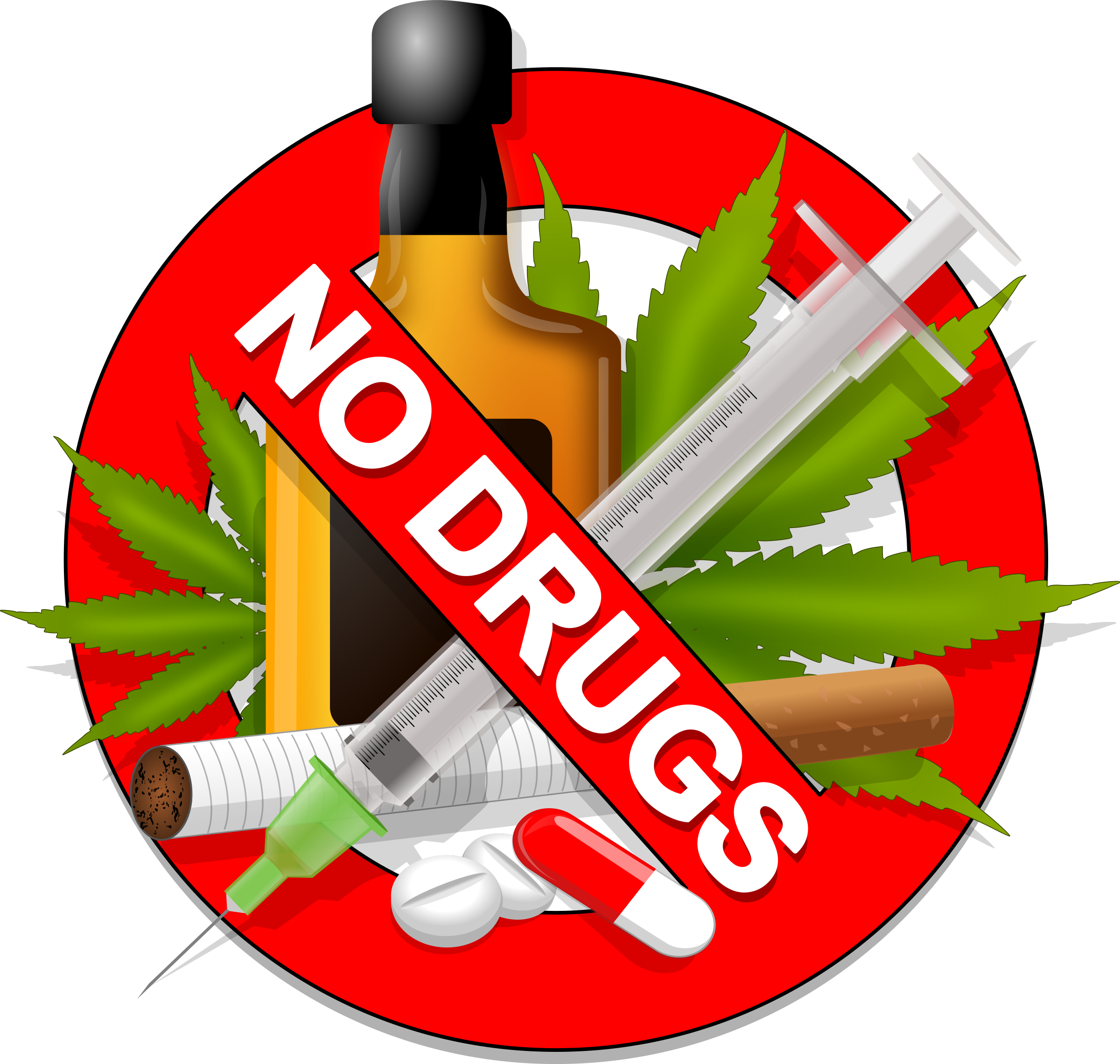 Say No To Drugs PNG - Clipart No Drugs