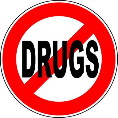 Just Say No To Drugs Sign