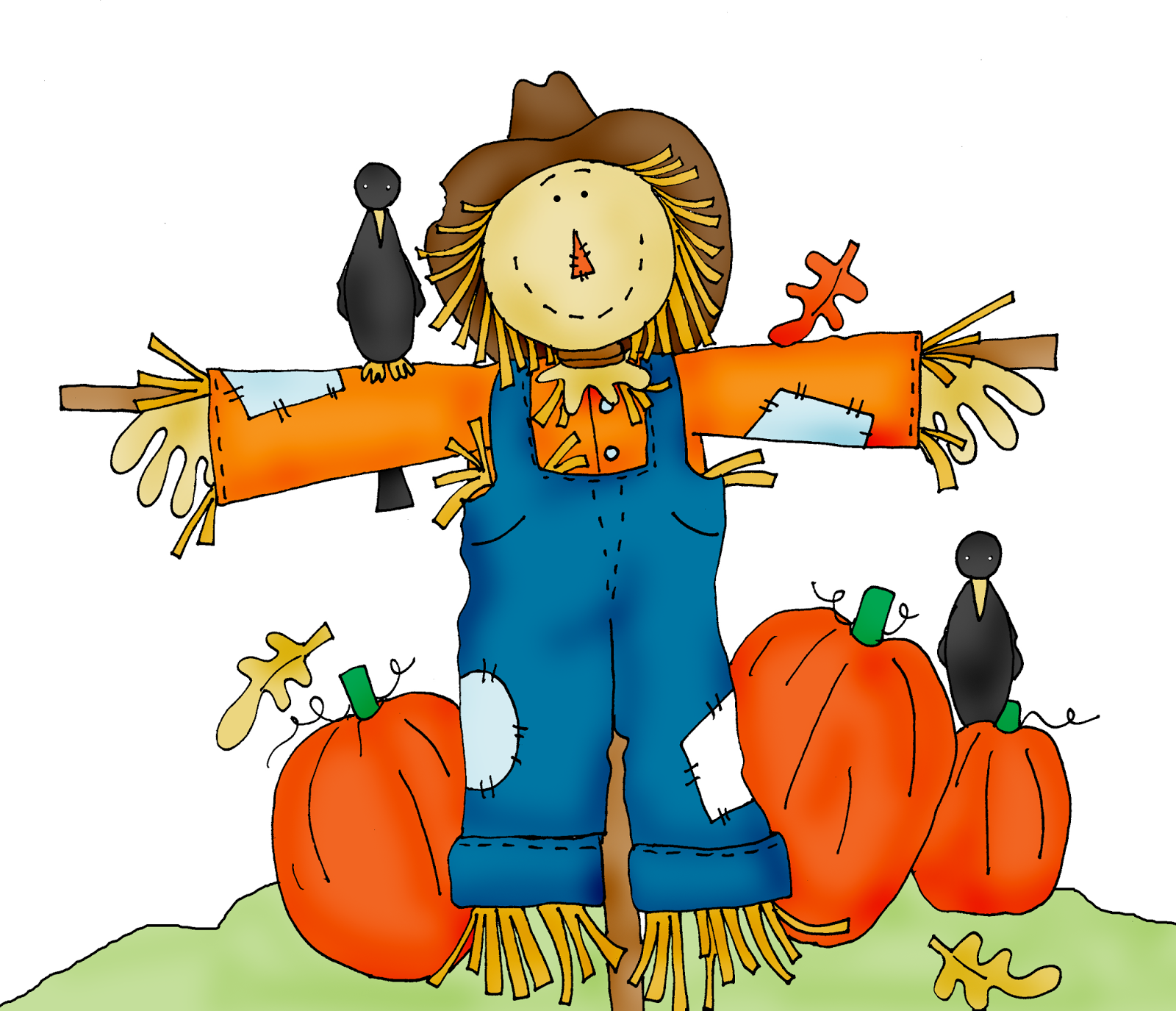 YouTube Autumn Scarecrow Clip