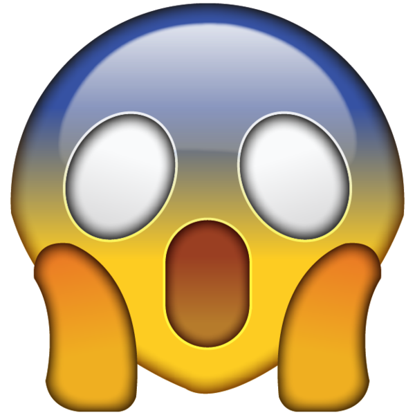 OMG Face Emoji PNG. Shocked and scared by something incredibly alarming?This emoji captures, Scared Face PNG HD - Free PNG