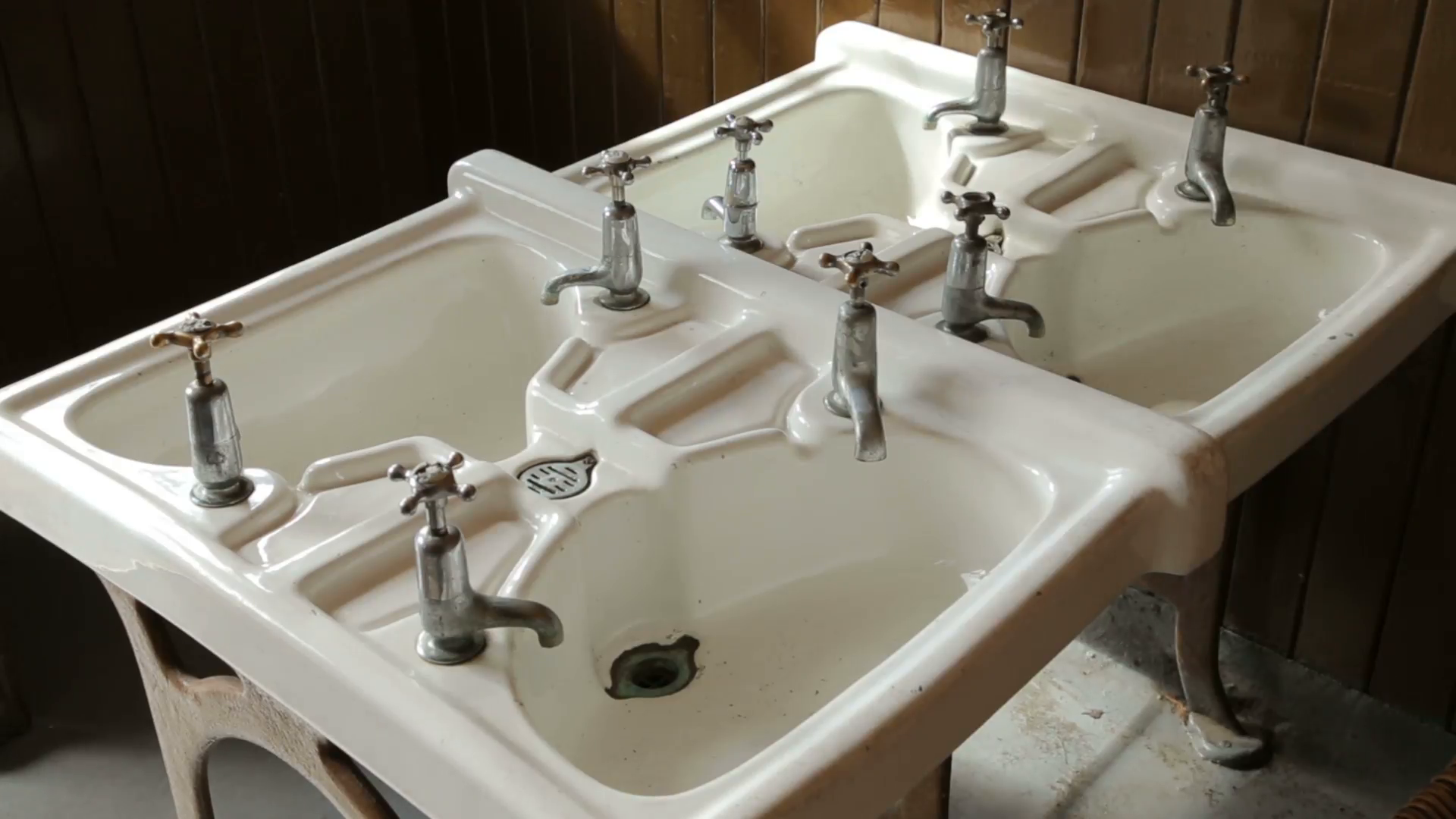 Edwardian Sinks Or Washbasins In A School Stock Video Footage   Videoblocks - School Bathroom, Transparent background PNG HD thumbnail