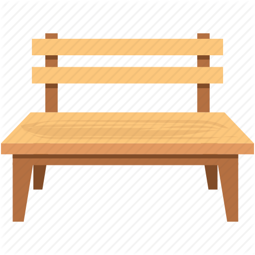 Bench, Garden Bench, Outdoor Furniture, Park Bench, School Bench Icon - School Bench, Transparent background PNG HD thumbnail