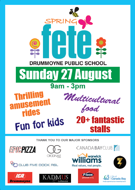 The Drummoyne Public School Spring Fete Will Offer Over 20 Stalls, Multicultural Food And Lots Of Fun For The Whole Family! - School Fete, Transparent background PNG HD thumbnail