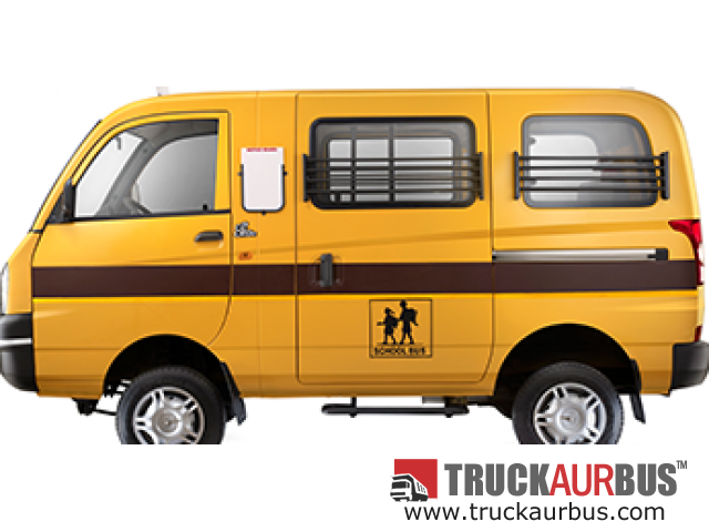 Mahindra Maxximo Mini Van Vx School - School Van, Transparent background PNG HD thumbnail