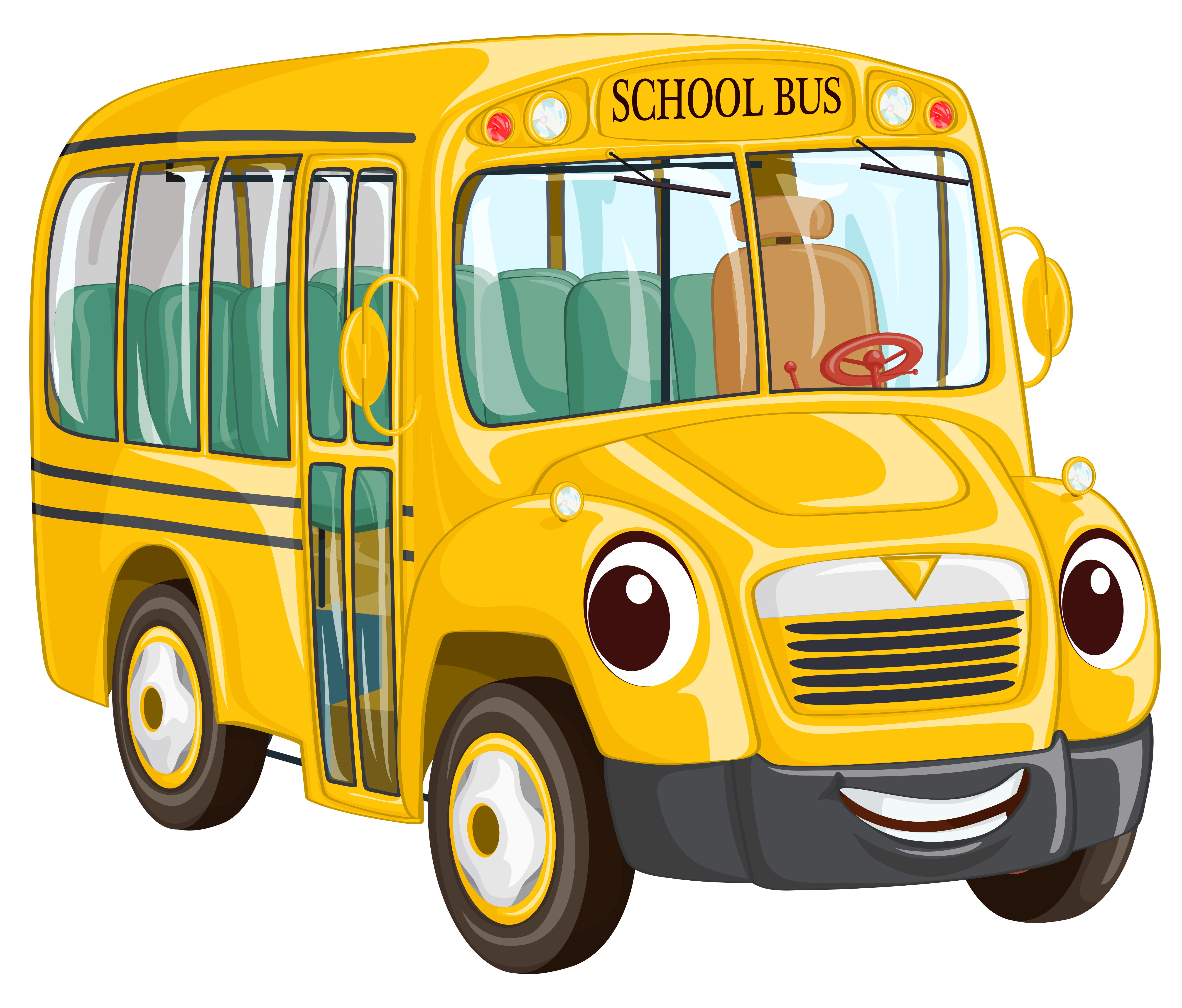 School Bus Clipart Png - School Van, Transparent background PNG HD thumbnail