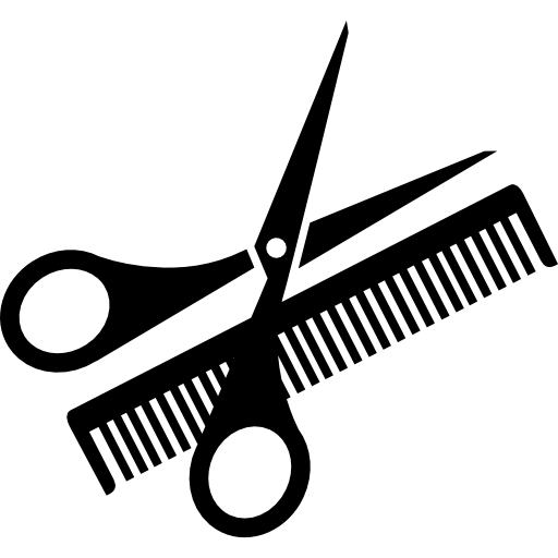 Scissor And Comb Free Icon - Scissor, Transparent background PNG HD thumbnail