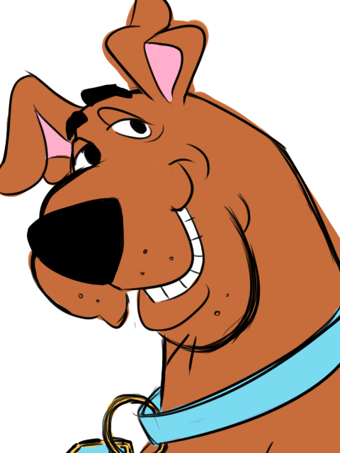 480X640 March 22Nd - Scooby Doo Face, Transparent background PNG HD thumbnail