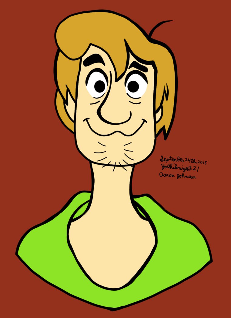Shaggy (Scooby Doo) By Yoshiknight2 Hdpng.com  - Scooby Doo Face, Transparent background PNG HD thumbnail