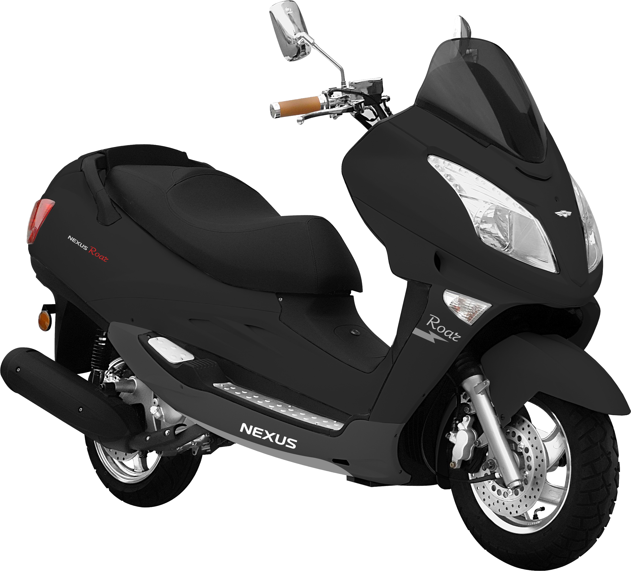 Black Scooter Png Image - Scooter, Transparent background PNG HD thumbnail