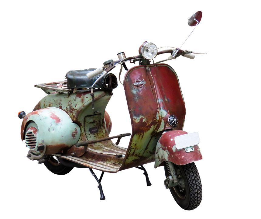 Vehicle Traffic Motor Scooter Moped Motorcycle - Scooter, Transparent background PNG HD thumbnail