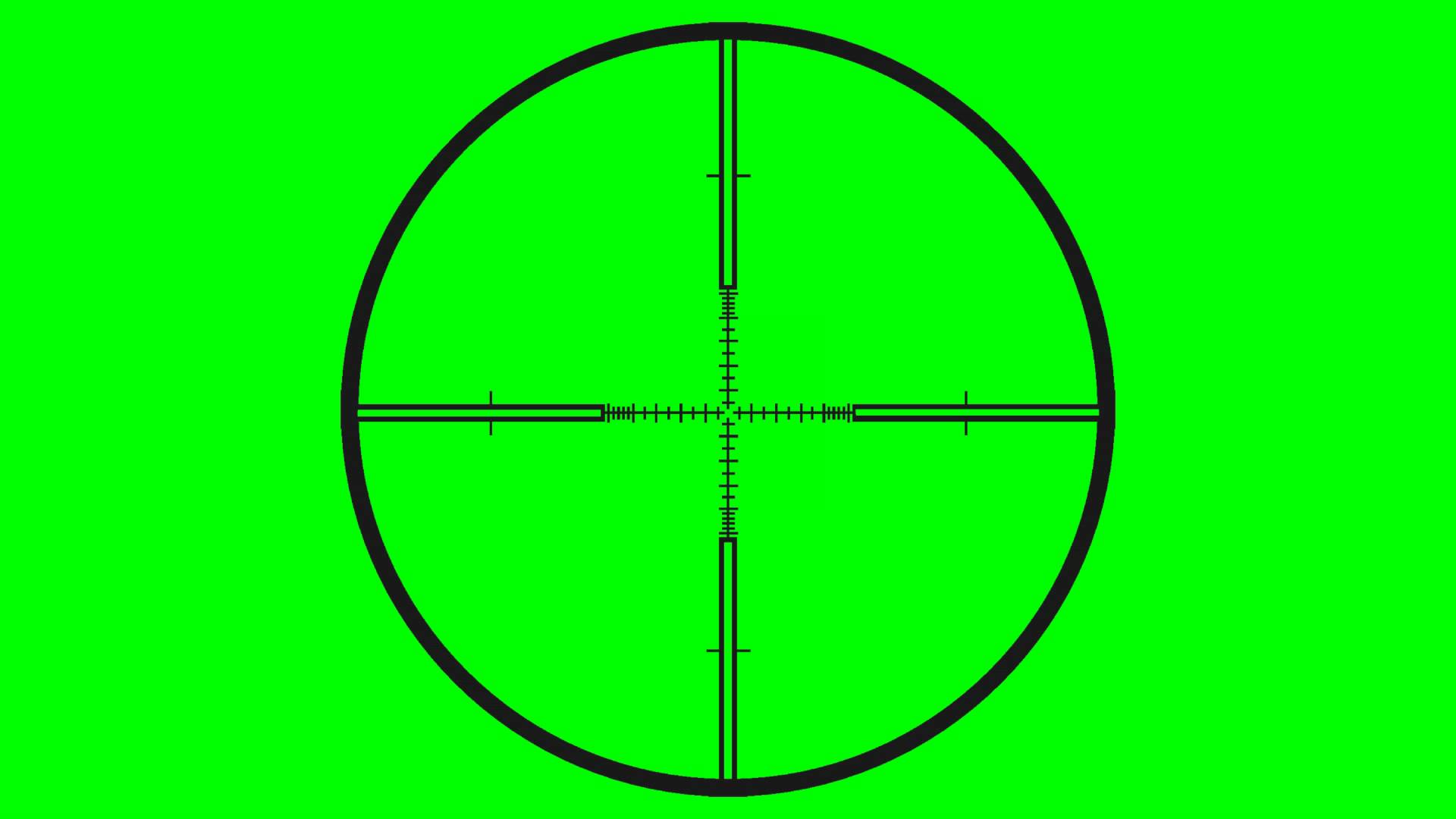 Sniper scope - greenscreen - 