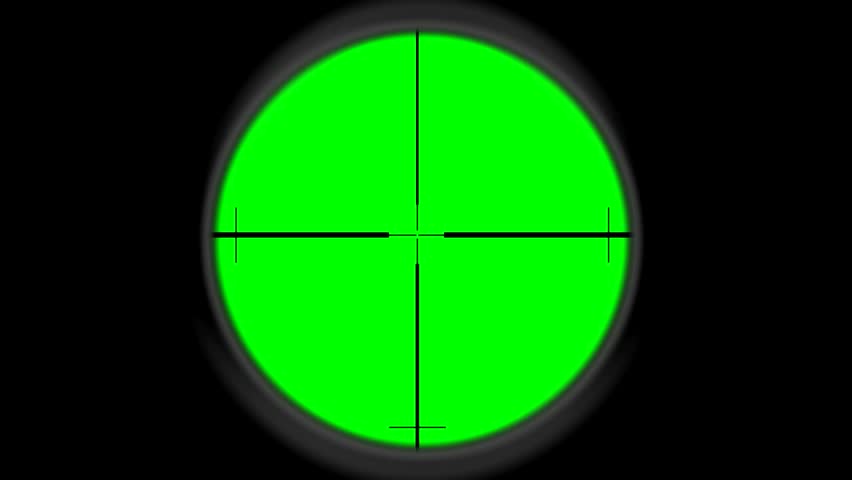 Sniper Scope   Greenscreen   Hd Stock Footage Clip - Scope, Transparent background PNG HD thumbnail