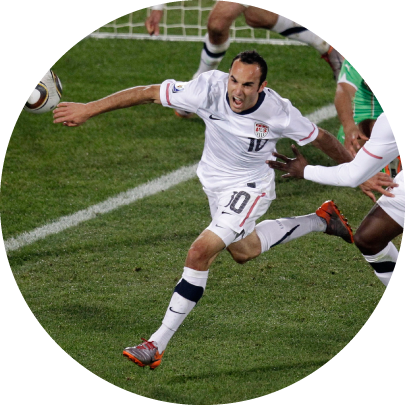 The Moment U.s. Soccer Hit The Mainstream? Landon Donovanu0027S Last Gasp Strike In South Africa. You Could Not Write A Script Like This. - Scoring A Goal, Transparent background PNG HD thumbnail
