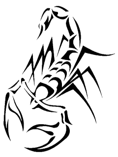 Tribal Scorpion Tattoo 1.png (240×320) - Scorpion Tattoos, Transparent background PNG HD thumbnail