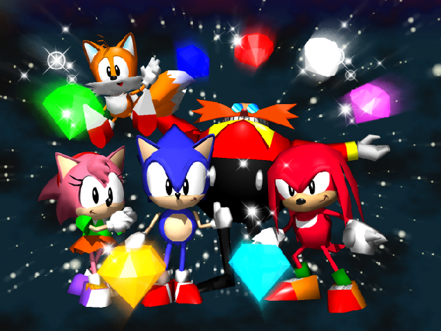 File:sonic R   Ending Screen.png - Screen Bean Characters, Transparent background PNG HD thumbnail