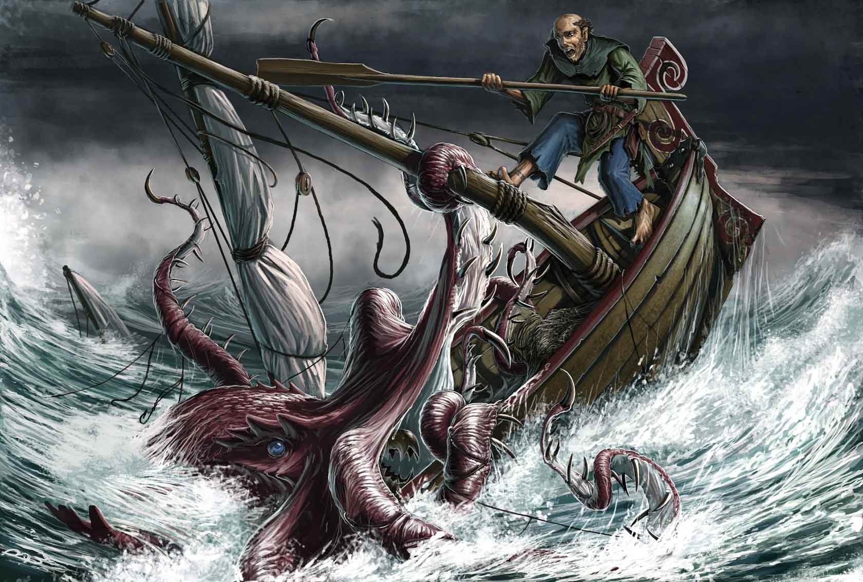 Fantasy - Sea Monster Wallpap