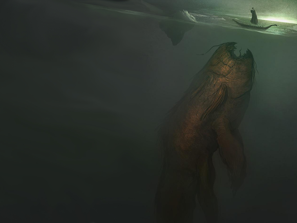 Why The Deep Ocean Scares Me - Sea Monster, Transparent background PNG HD thumbnail