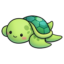 Sea Turtle   Just Because I Freaking Adore Turtles - Sea Turtle Cartoon, Transparent background PNG HD thumbnail