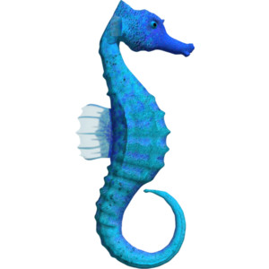 Neon Seahorse 3.png - Seahorse, Transparent background PNG HD thumbnail