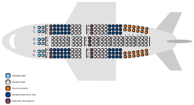 Airplane Seat Plan - Seat, Transparent background PNG HD thumbnail