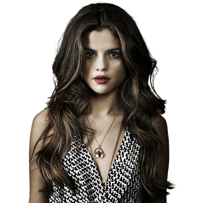 Selena Gomez Transparent Back