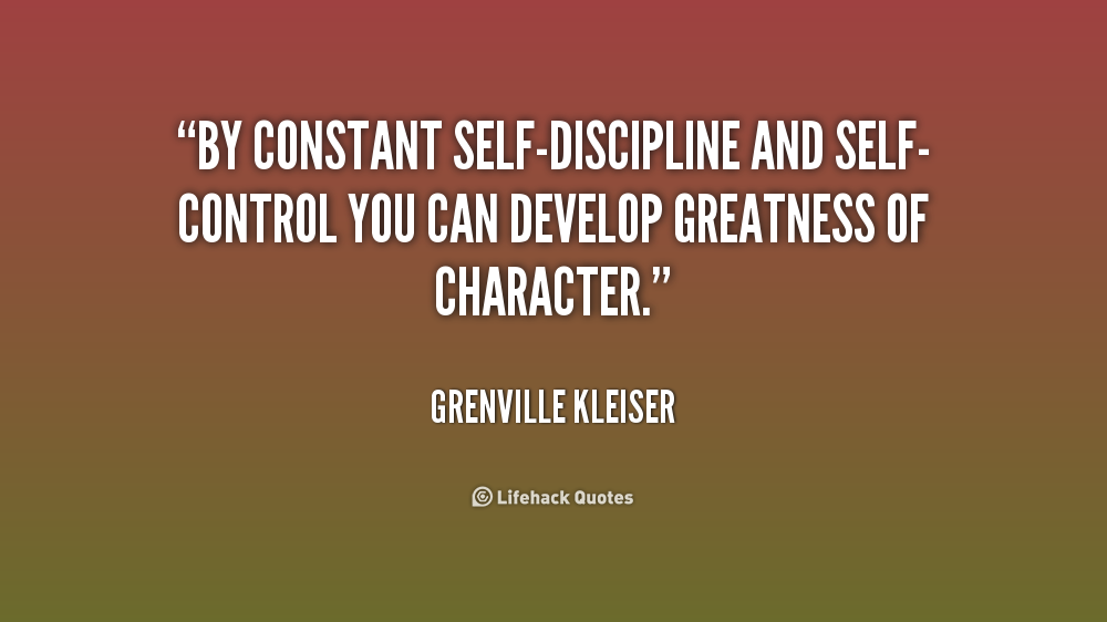 How to Build Self-Discipline 