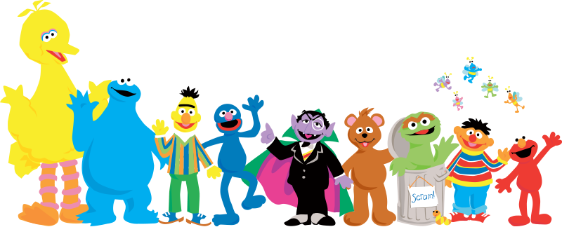 Cutout Sesame Street Characters Used For Inspiration - Sesame Street Characters, Transparent background PNG HD thumbnail