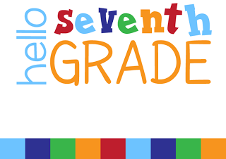 Hello Seventh Grade SVG Cut F