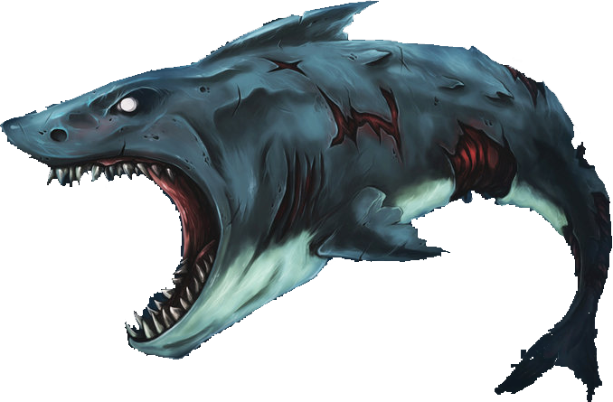 Zombie Shark.png - Shark, Transparent background PNG HD thumbnail