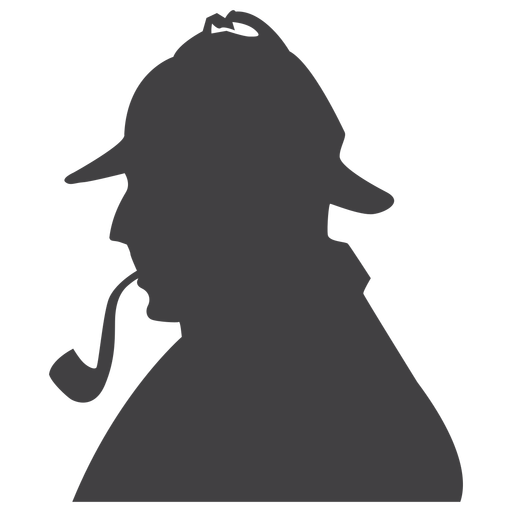 Sherlock Holmes Silhouette Png - Sherlock Holmes, Transparent background PNG HD thumbnail