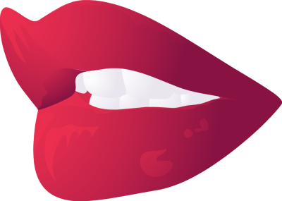 Free Vector Lips Clipart Image - Shhh Lips, Transparent background PNG HD thumbnail
