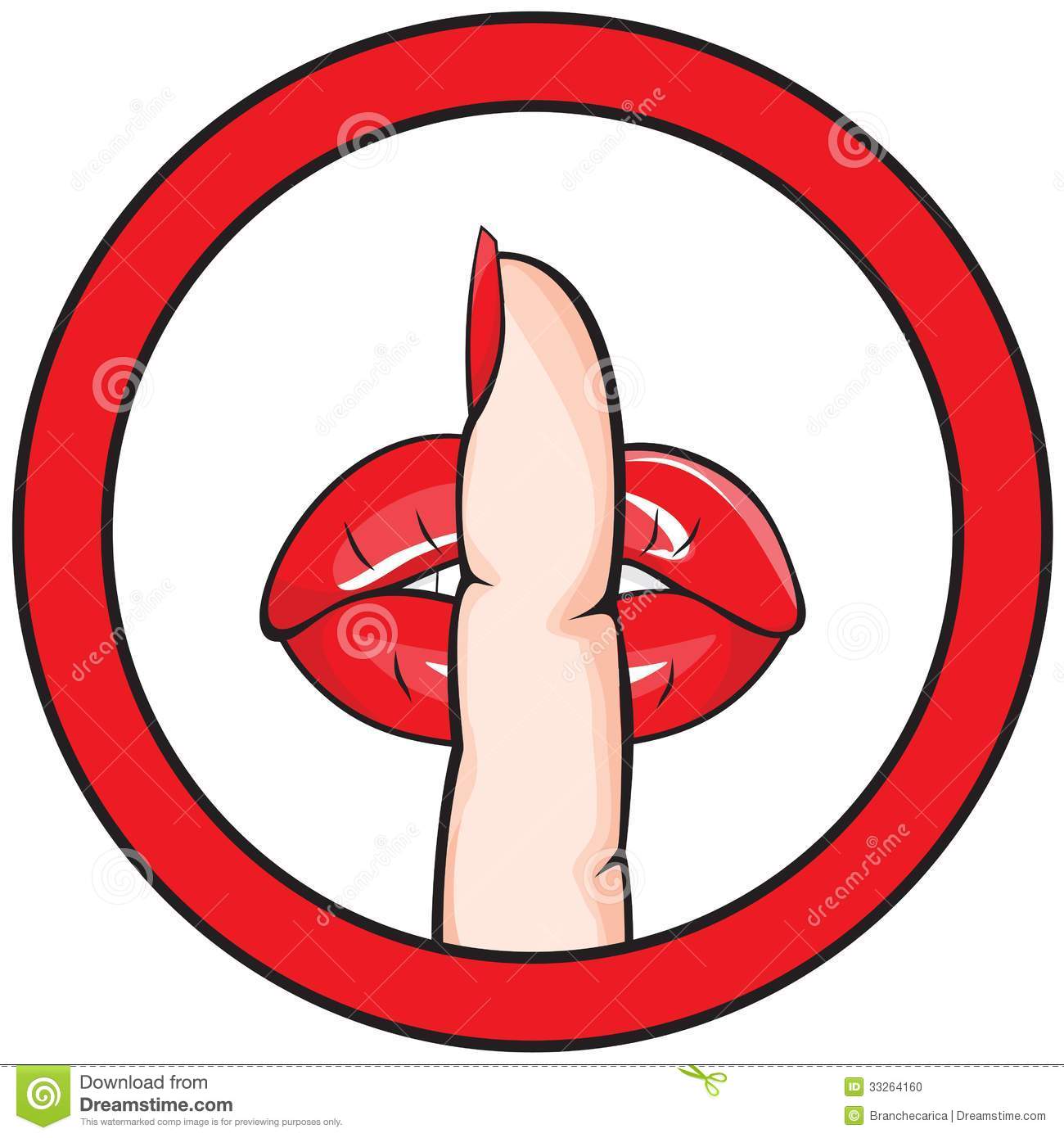 Shhh Lips Clip Art - Shhh Lips, Transparent background PNG HD thumbnail