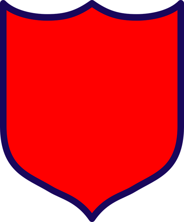Shield Armor Protection Red - Shield Armor, Transparent background PNG HD thumbnail