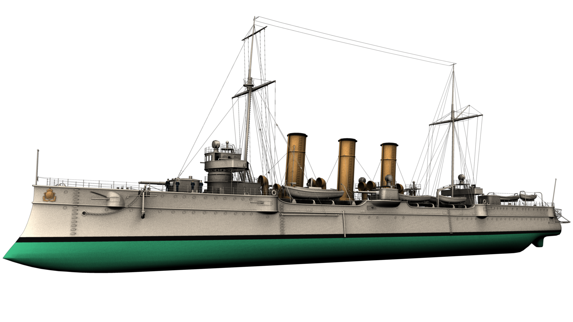 Model Done! - Ship, Transparent background PNG HD thumbnail