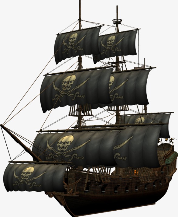 Pirate Ship, Wooden Boat, Ghost Ship, Pirate Ship Png Image - Ship, Transparent background PNG HD thumbnail