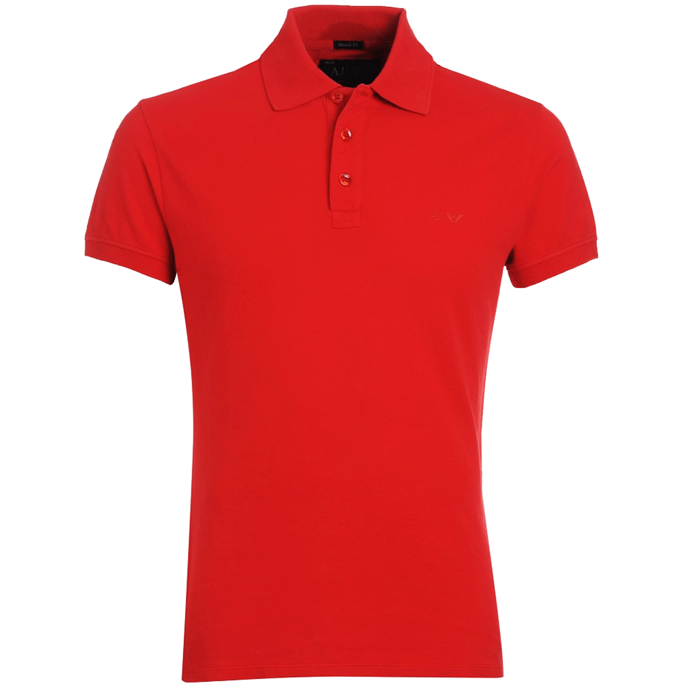 Armani Jeans Red Polo T Shirt 06M99 Hd - Shirt, Transparent background PNG HD thumbnail